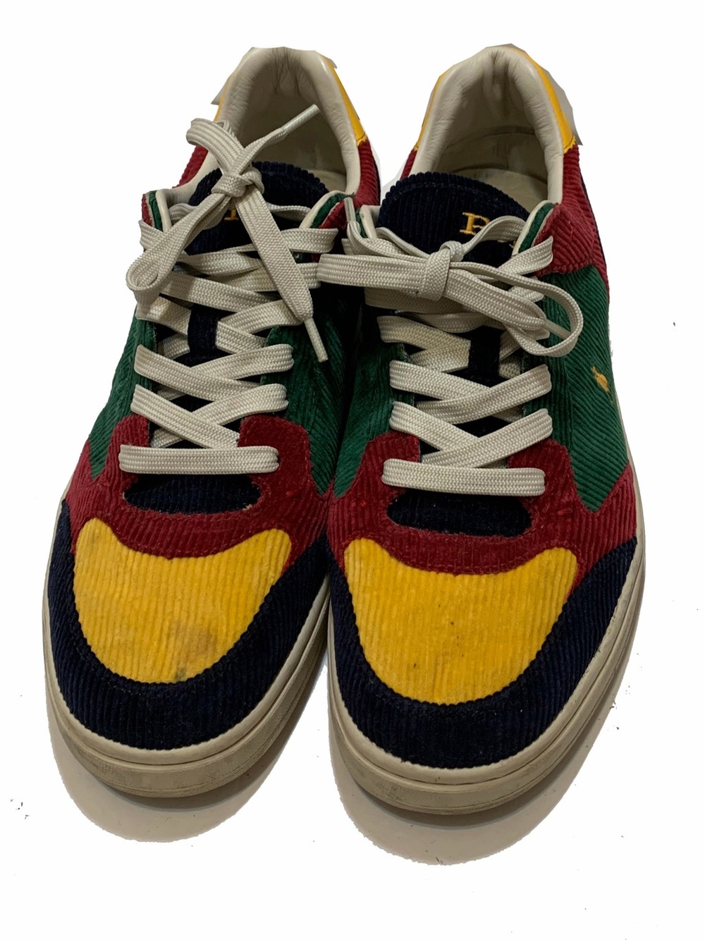 Polo Ralph Lauren Men's Multicolor Corduroy Low-Top Sneakers